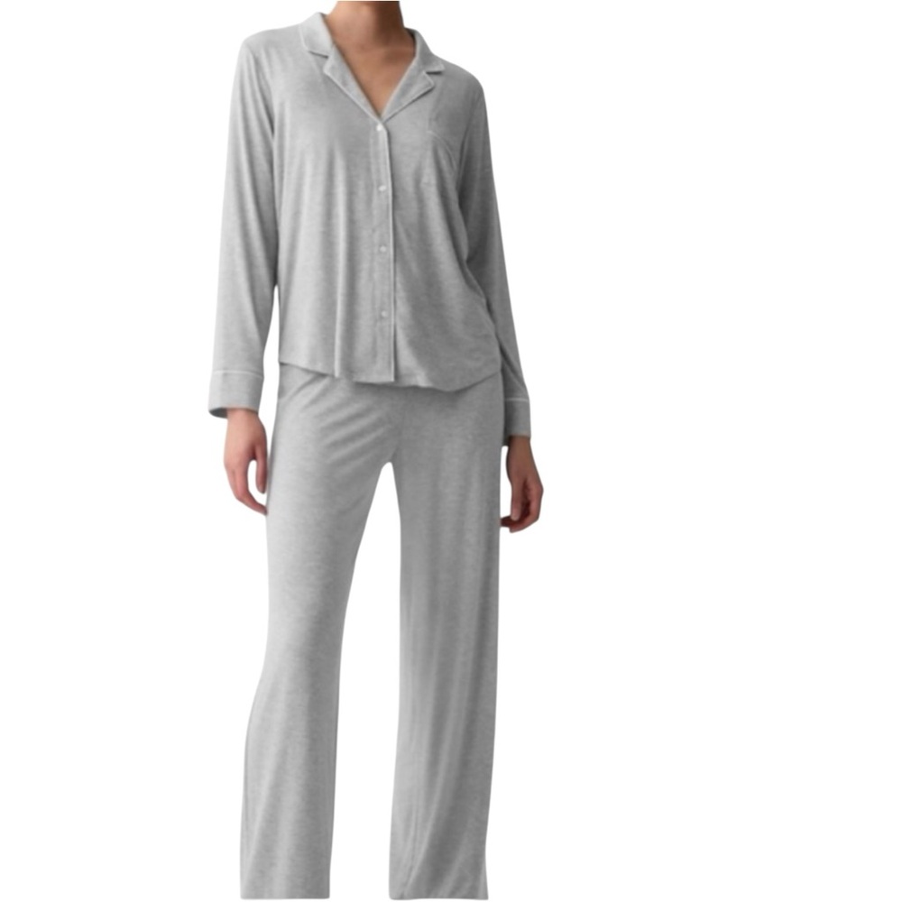GAP Softest Modal Women's XL Soft Gray Pajama Set NWT - Picture 10 of 16
